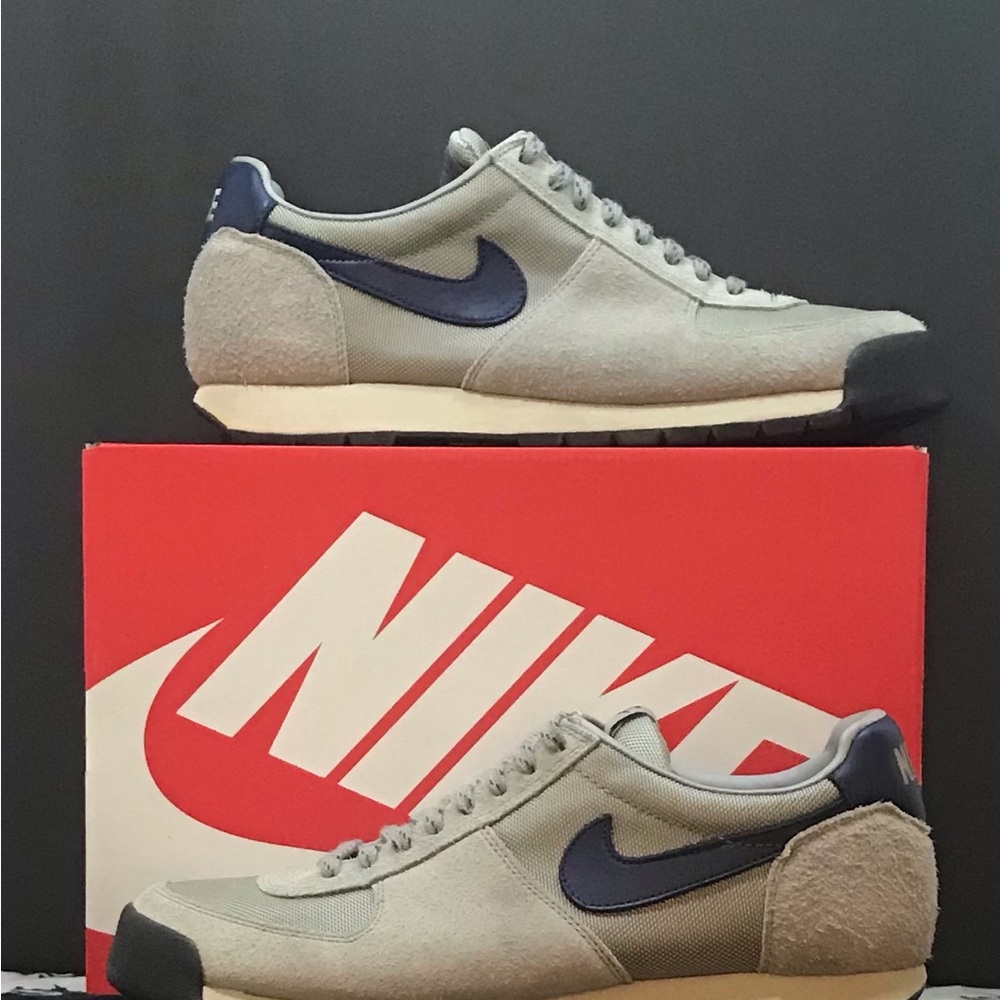 Nike Air Lava Dome 2.4 QS Grey Navy Vintage Trail Sneakers Mens 13